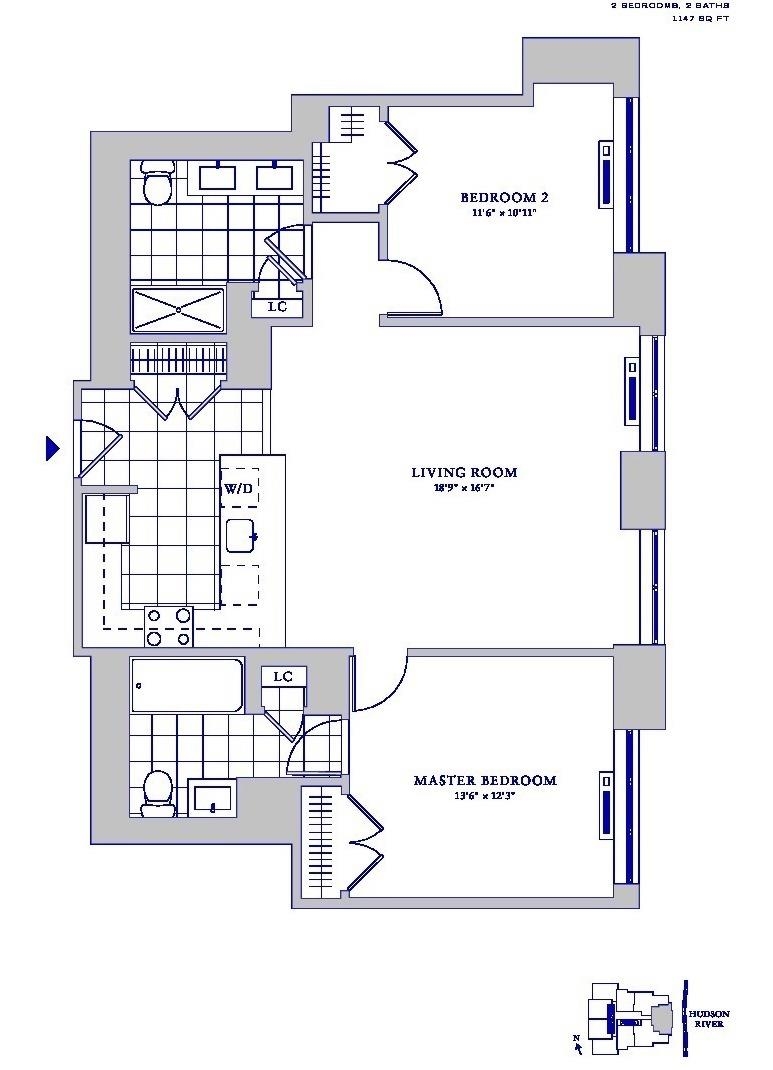 88 MORGAN ST Unit: 1505