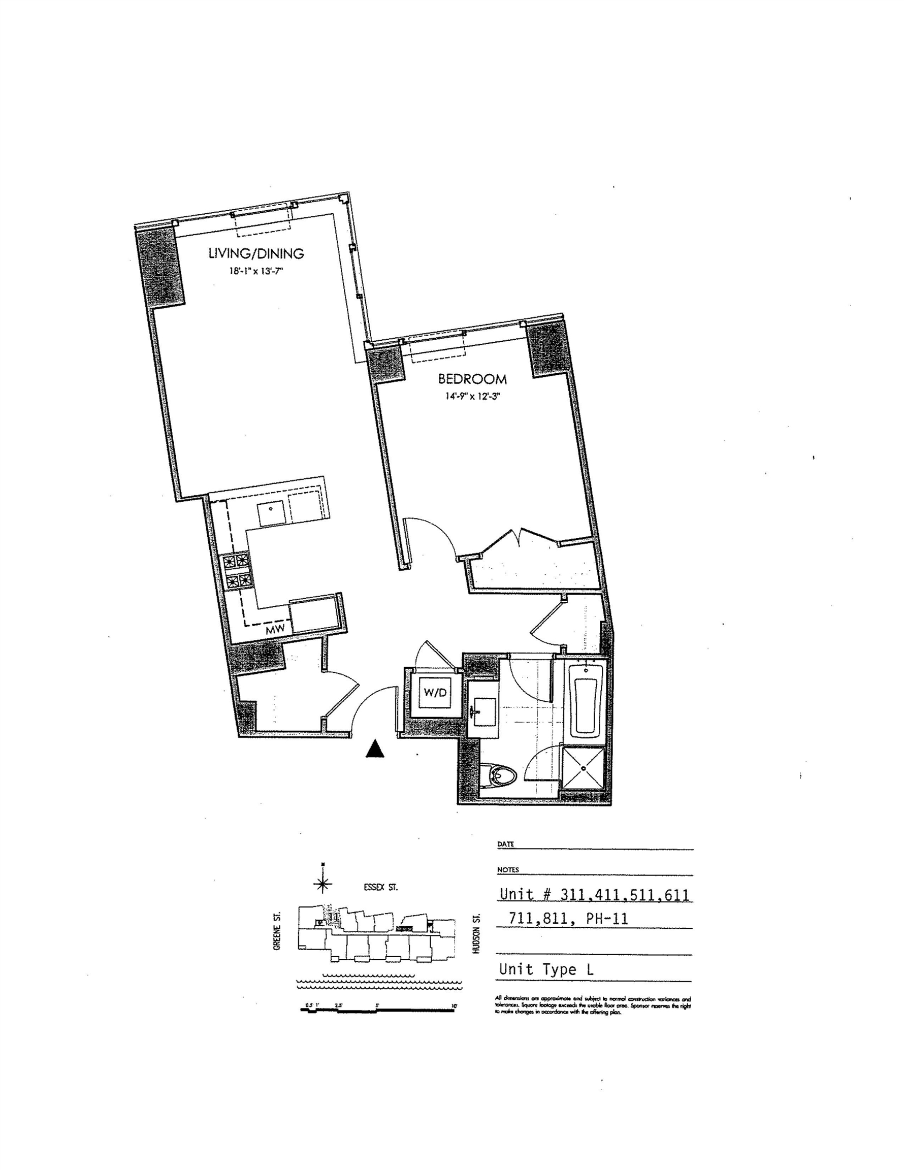 25 HUDSON ST Unit: 511