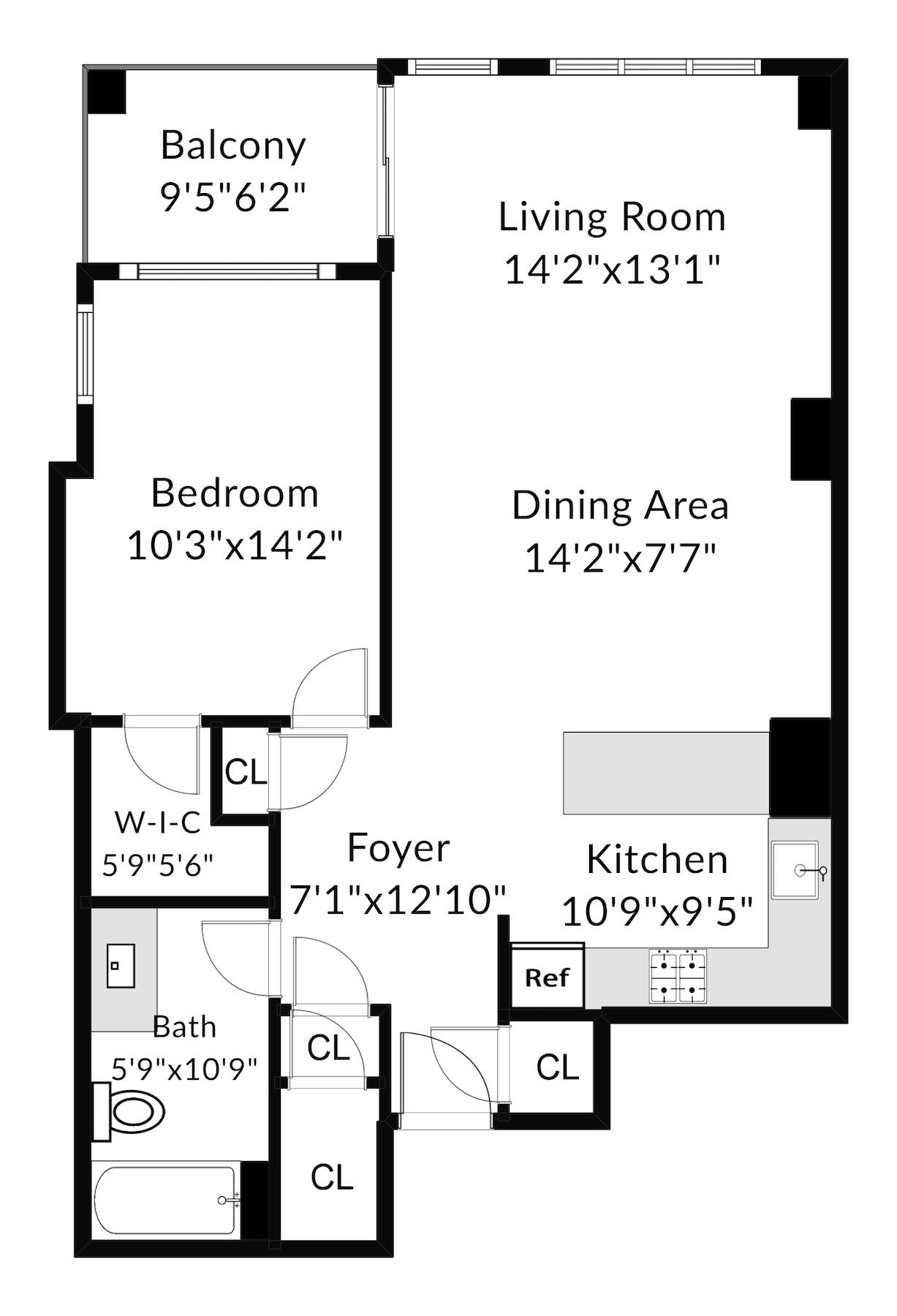 300 NEWARK ST Unit: 4H
