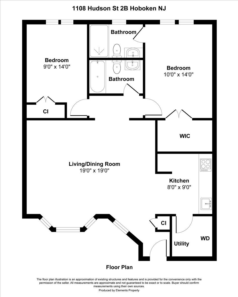 1108 HUDSON ST Unit: 2B
