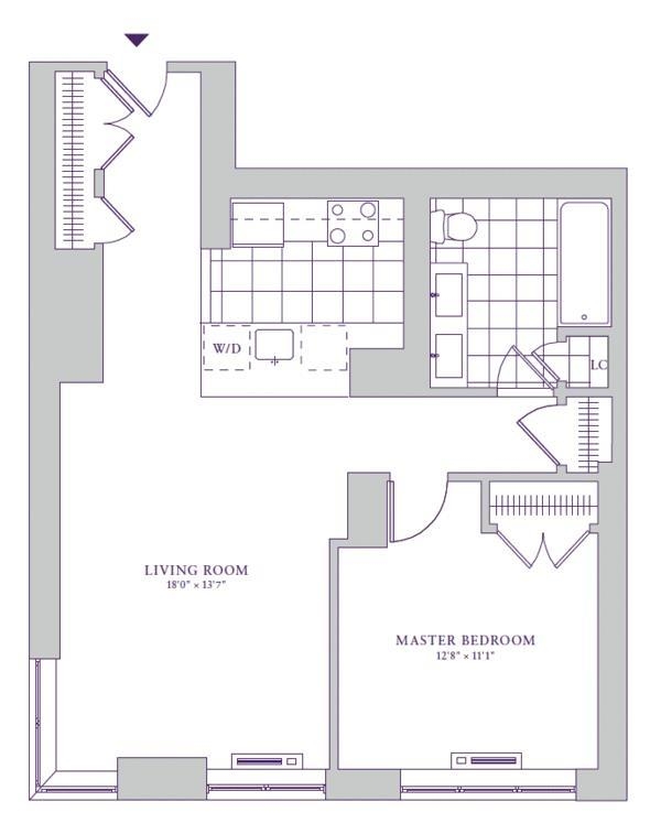 88 MORGAN ST Unit: 1801