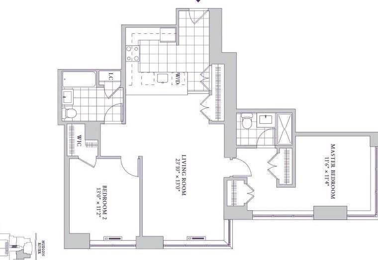 88 MORGAN ST Unit: 2806