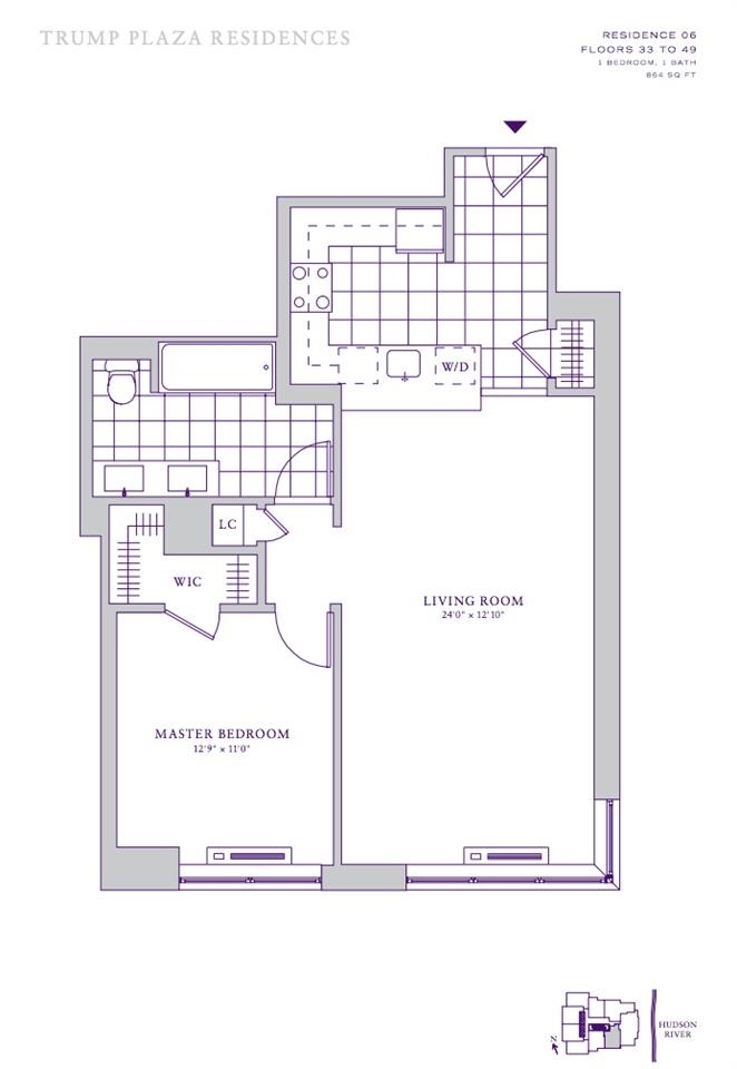 88 MORGAN ST Unit: 3906