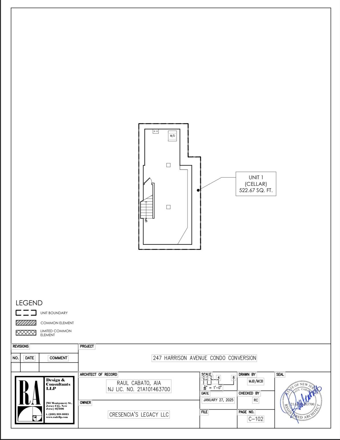 247 HARRISON AVE Unit: 1