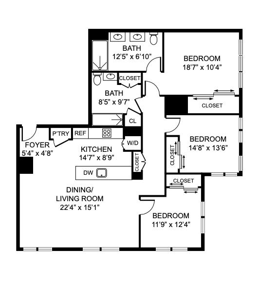 88 MORGAN ST Unit: PH2-1