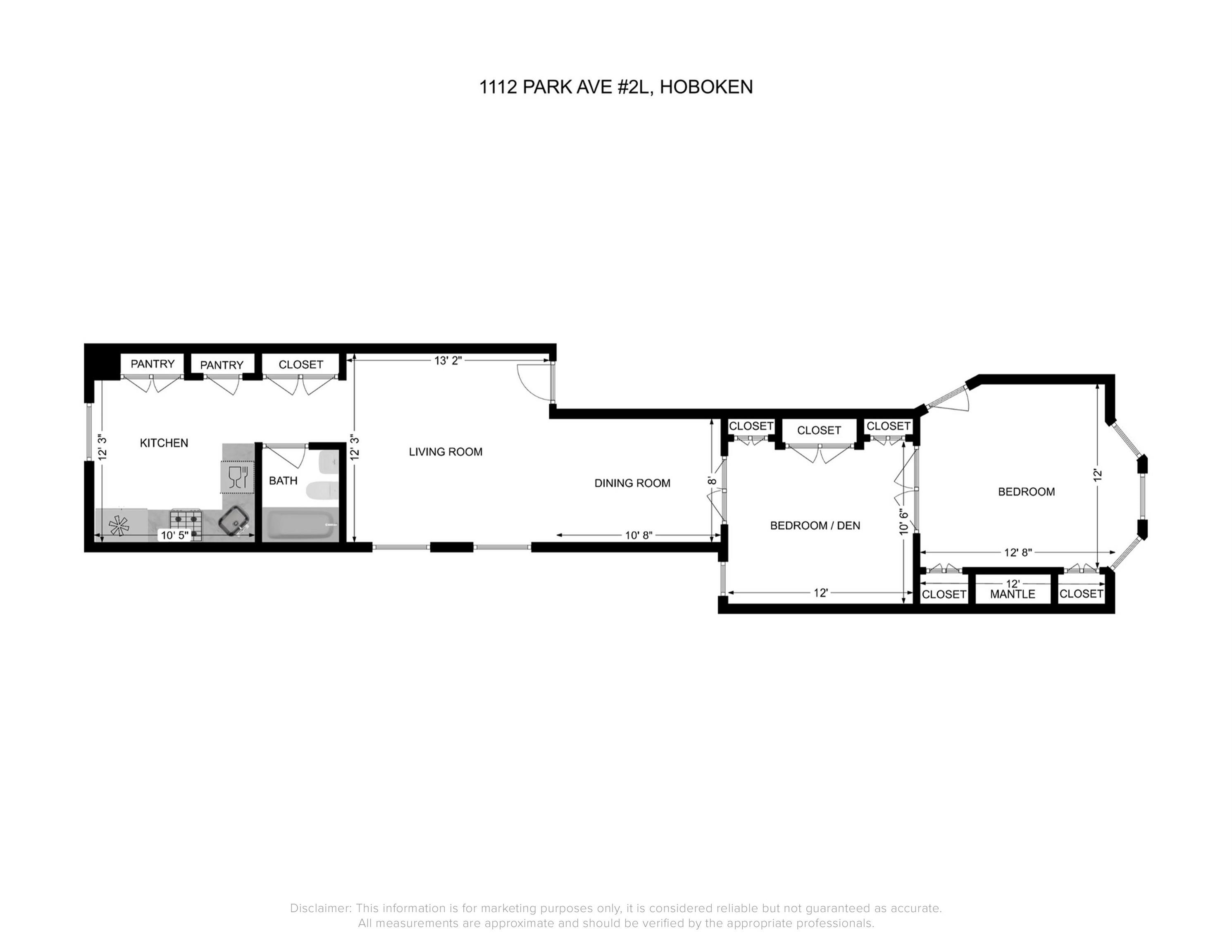 1112 PARK AVE Unit: 2L