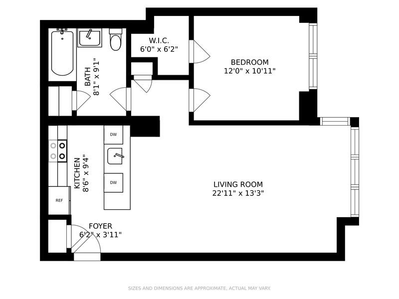 88 MORGAN ST Unit: 1207