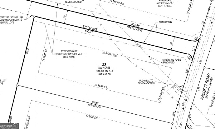 0 Padgett Road LOT 13