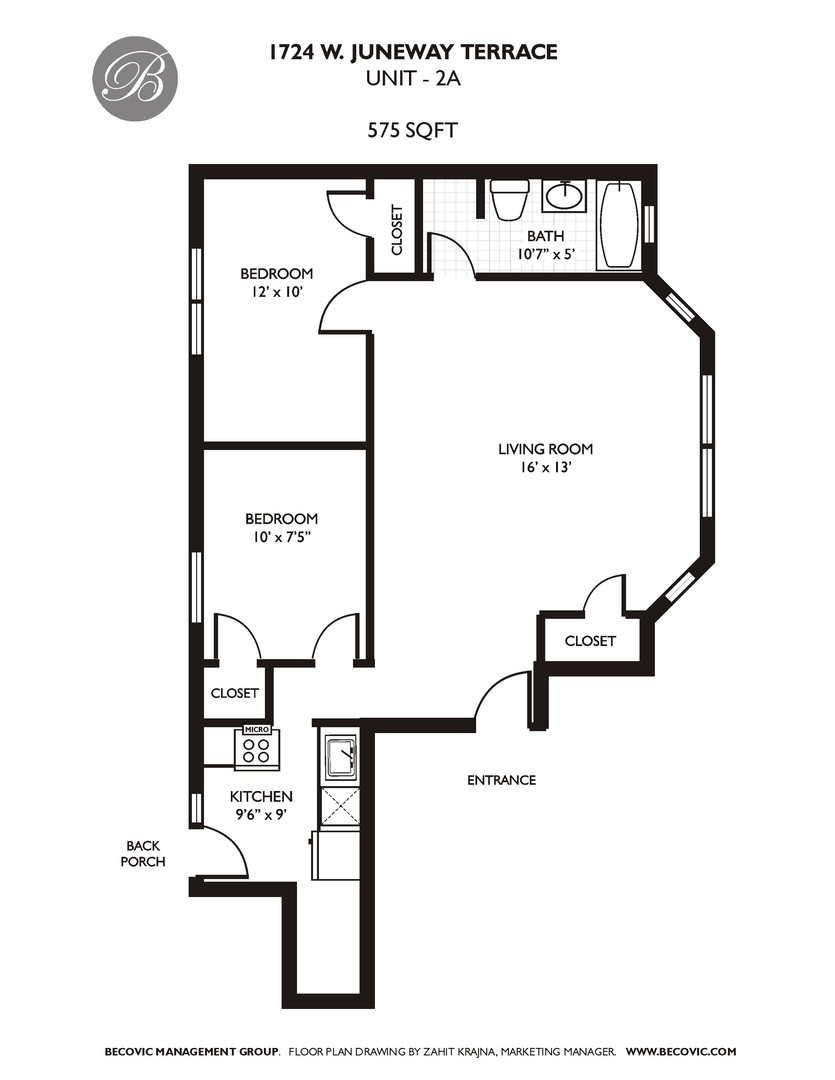 1724 W JUNEWAY Terrace Unit: 2A