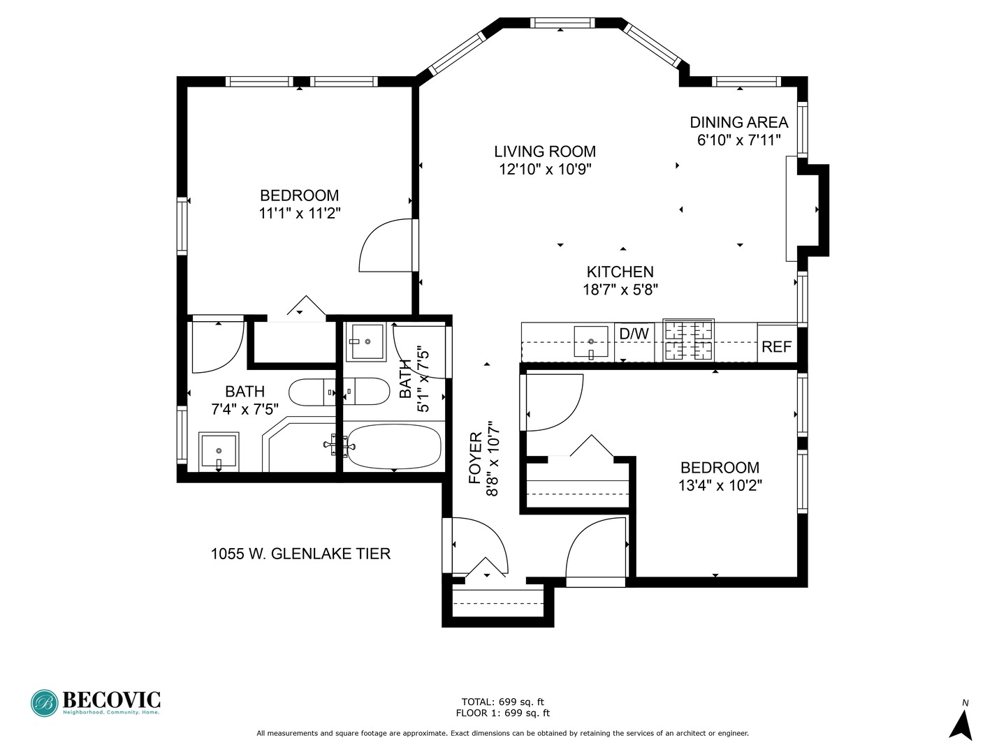 1055 W Glenlake Avenue Unit: 2