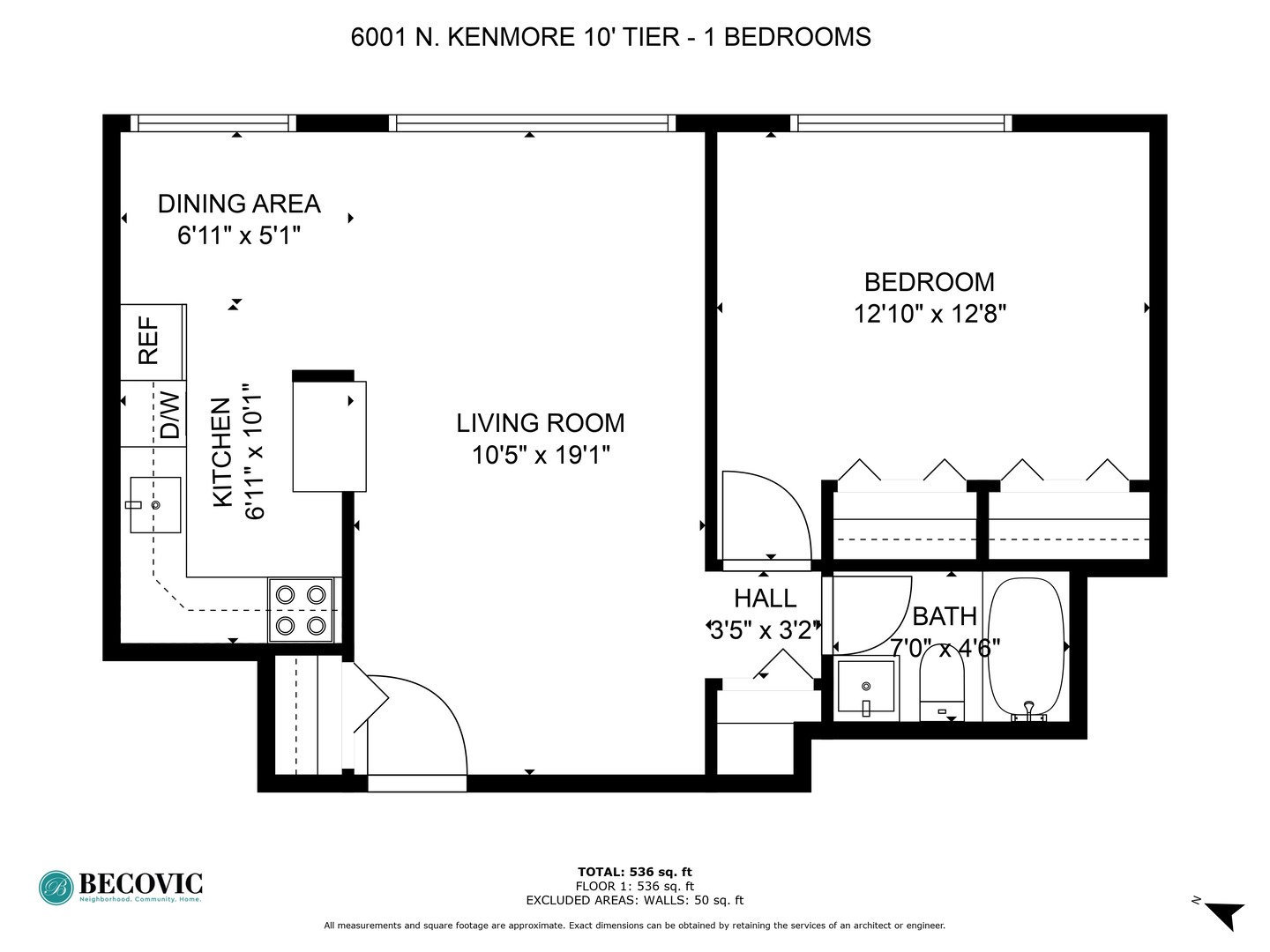 6001 N Kenmore Avenue Unit: 210