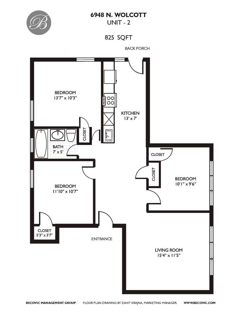 6948 N Wolcott Avenue Unit: 1