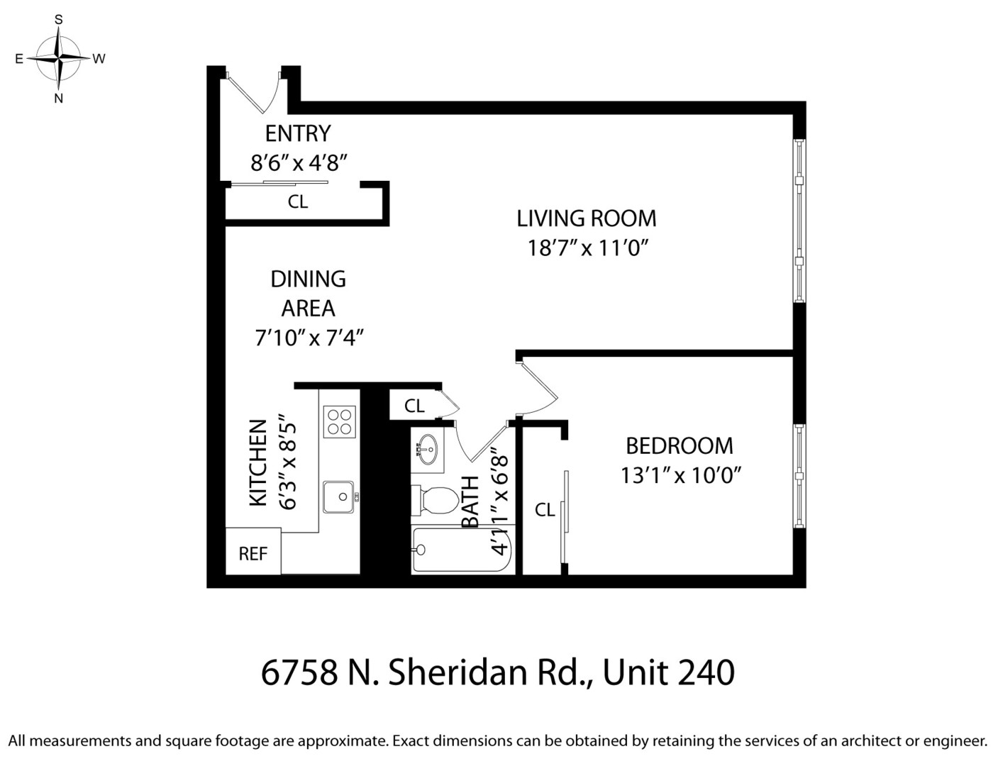 6758 N Sheridan Avenue Unit: 240