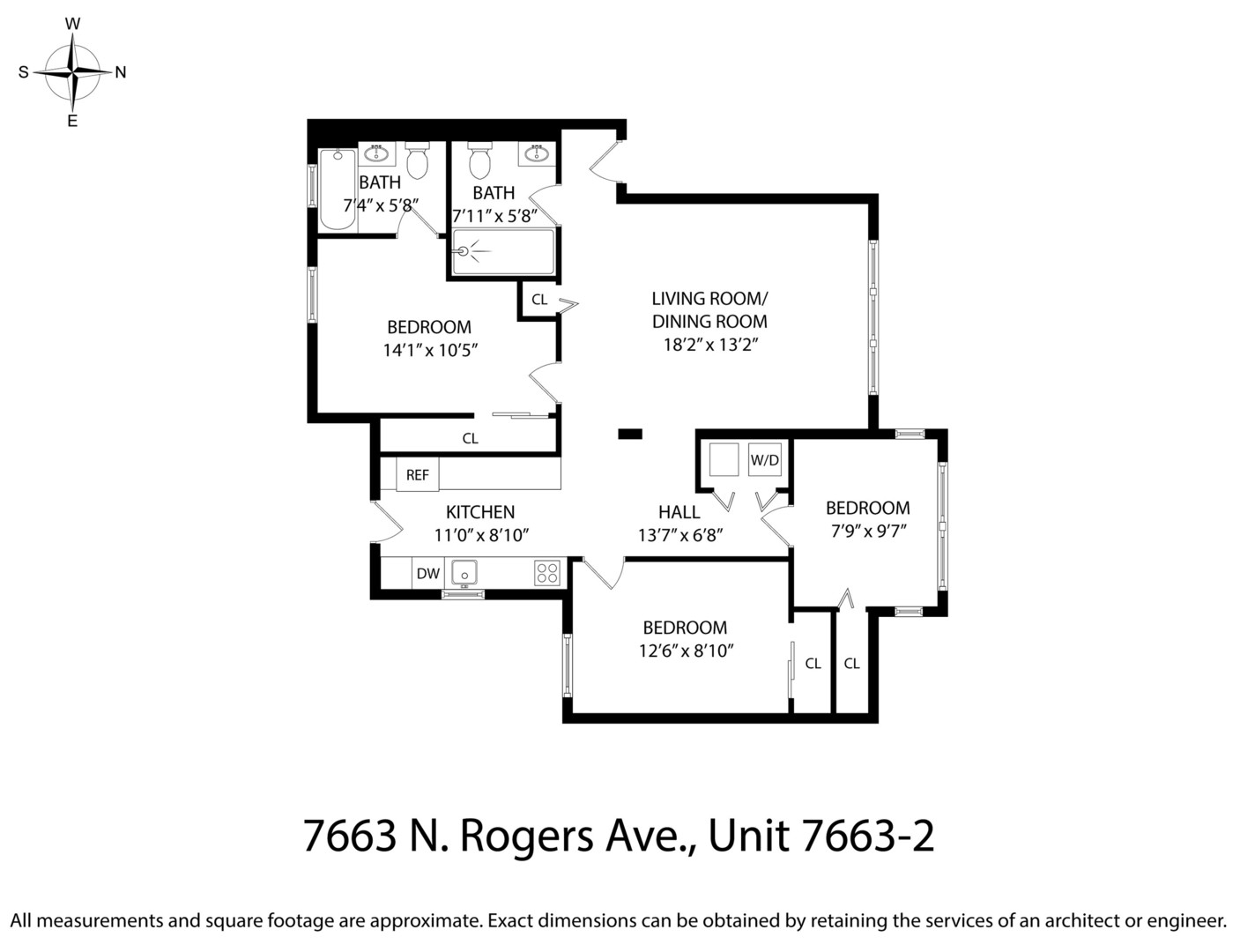 7663 N ROGERS Avenue Unit: 3