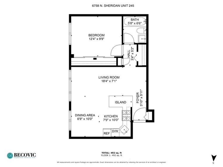 6758 N Sheridan Avenue Unit: 245