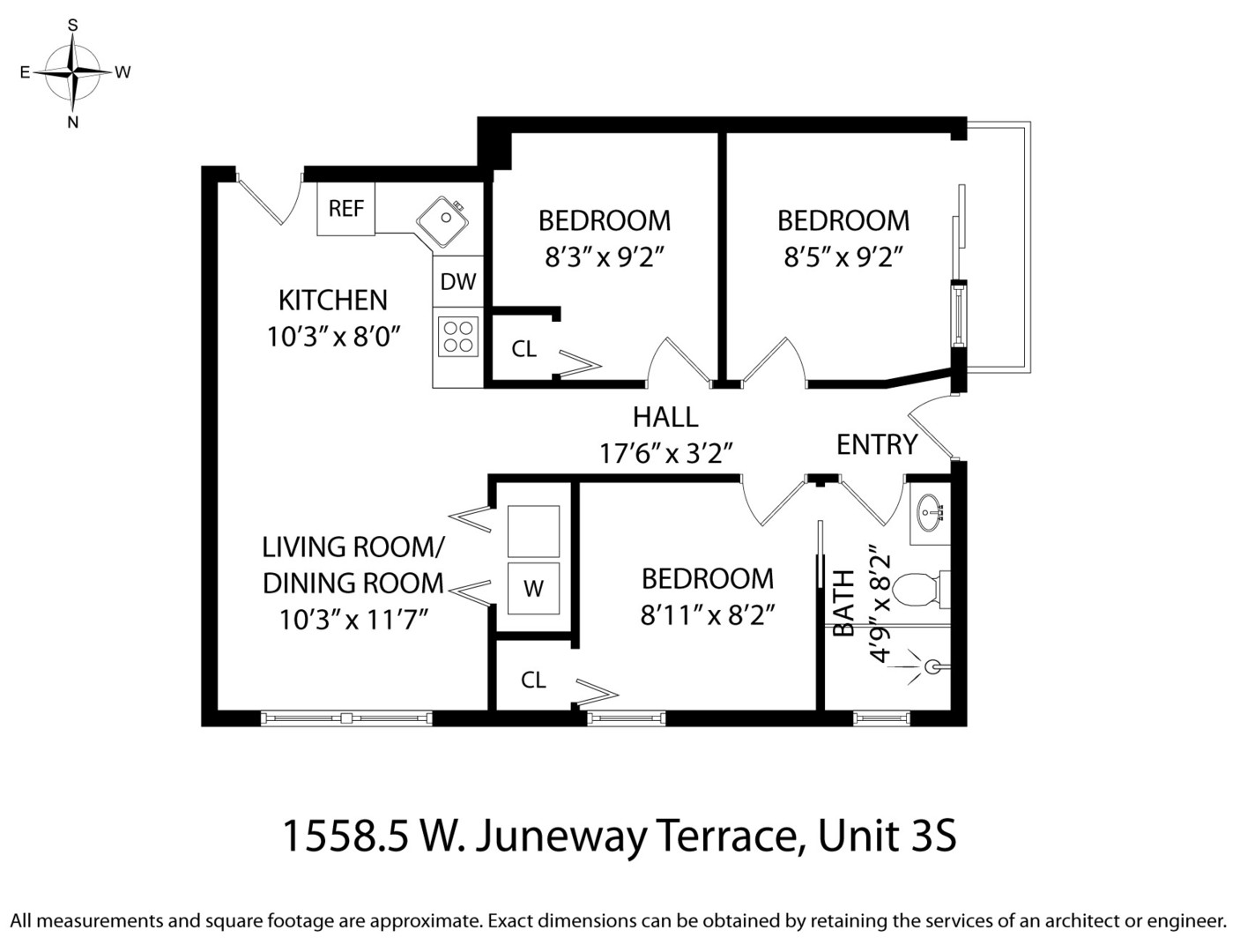 1558.5 W Juneway Terrace Unit: 2S
