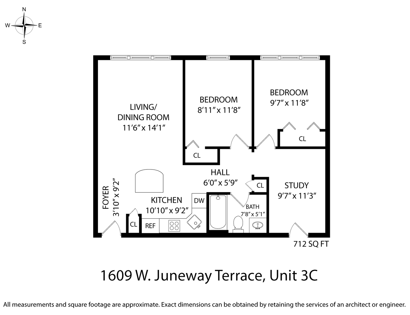 1609 W Juneway Terrace Unit: 2C