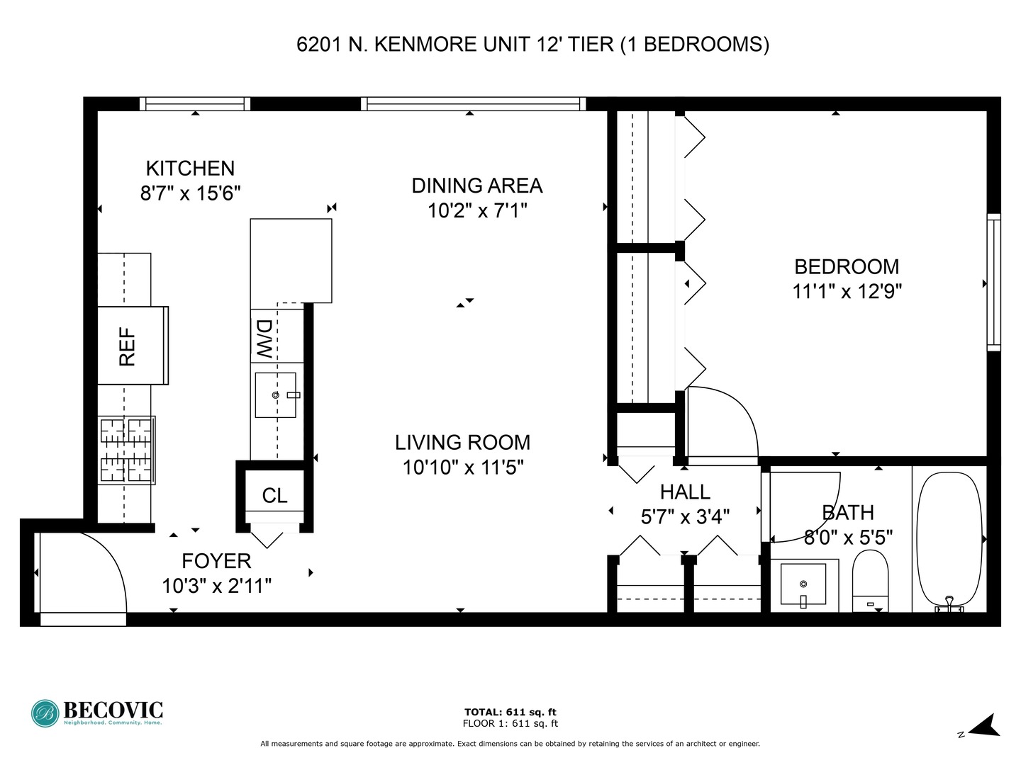 6201 N Kenmore Avenue Unit: 412