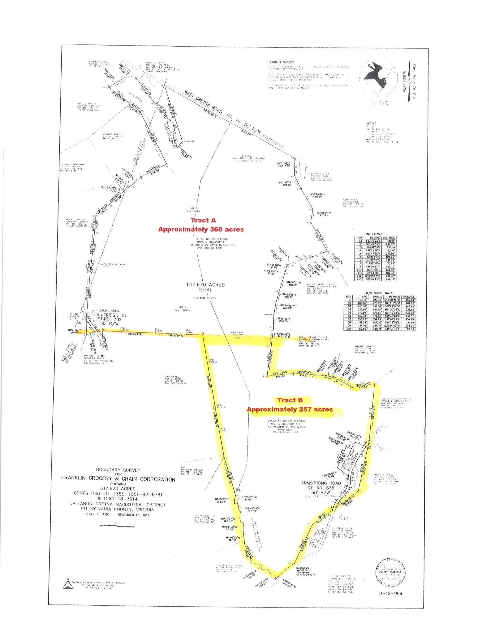 Tract B W Gretna RD