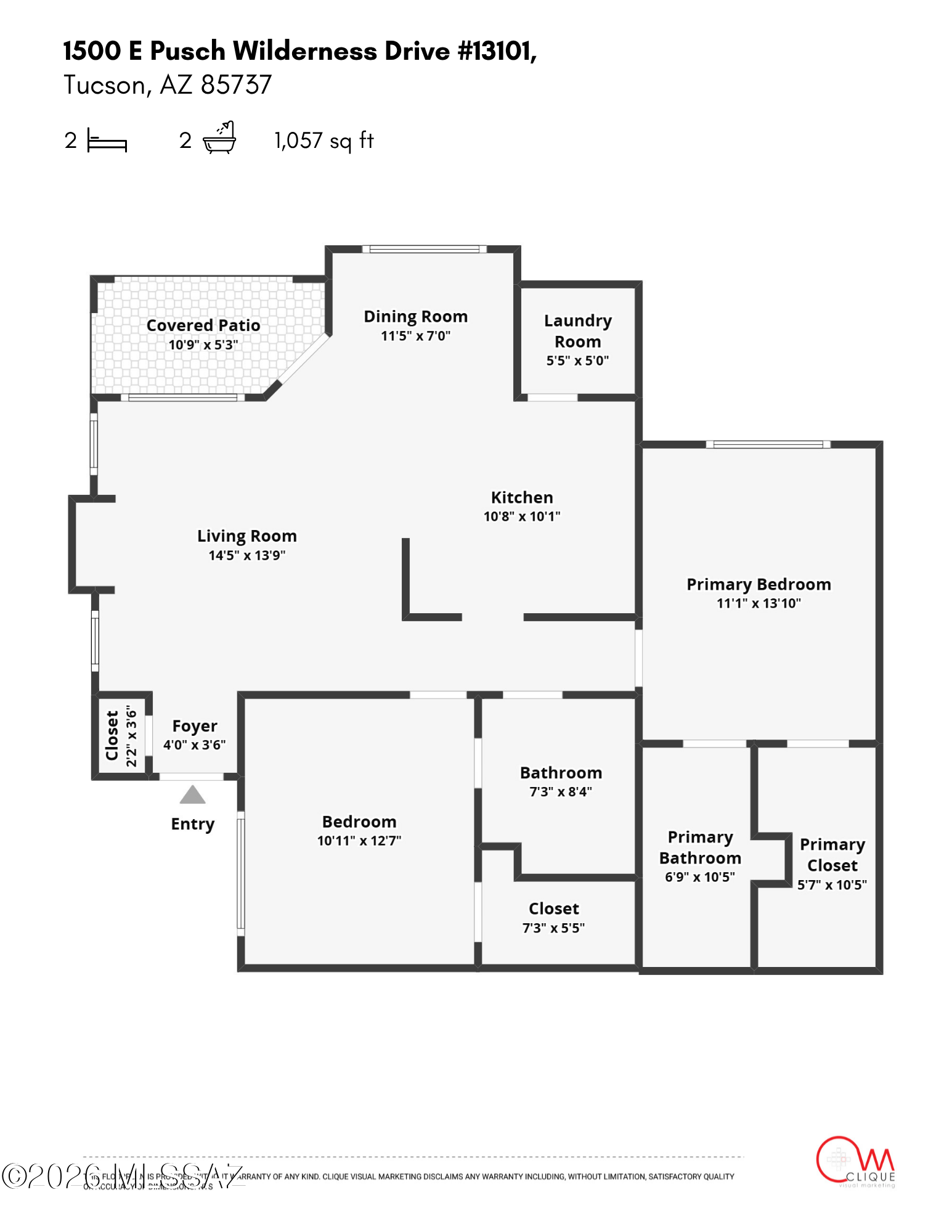 1500 E Pusch Wilderness Drive 13101
