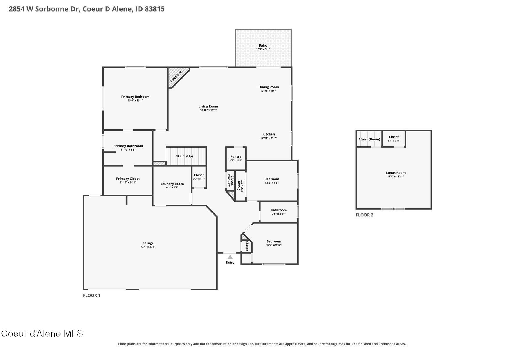 2854 W Sorbonne Dr, Coeur d'Alene