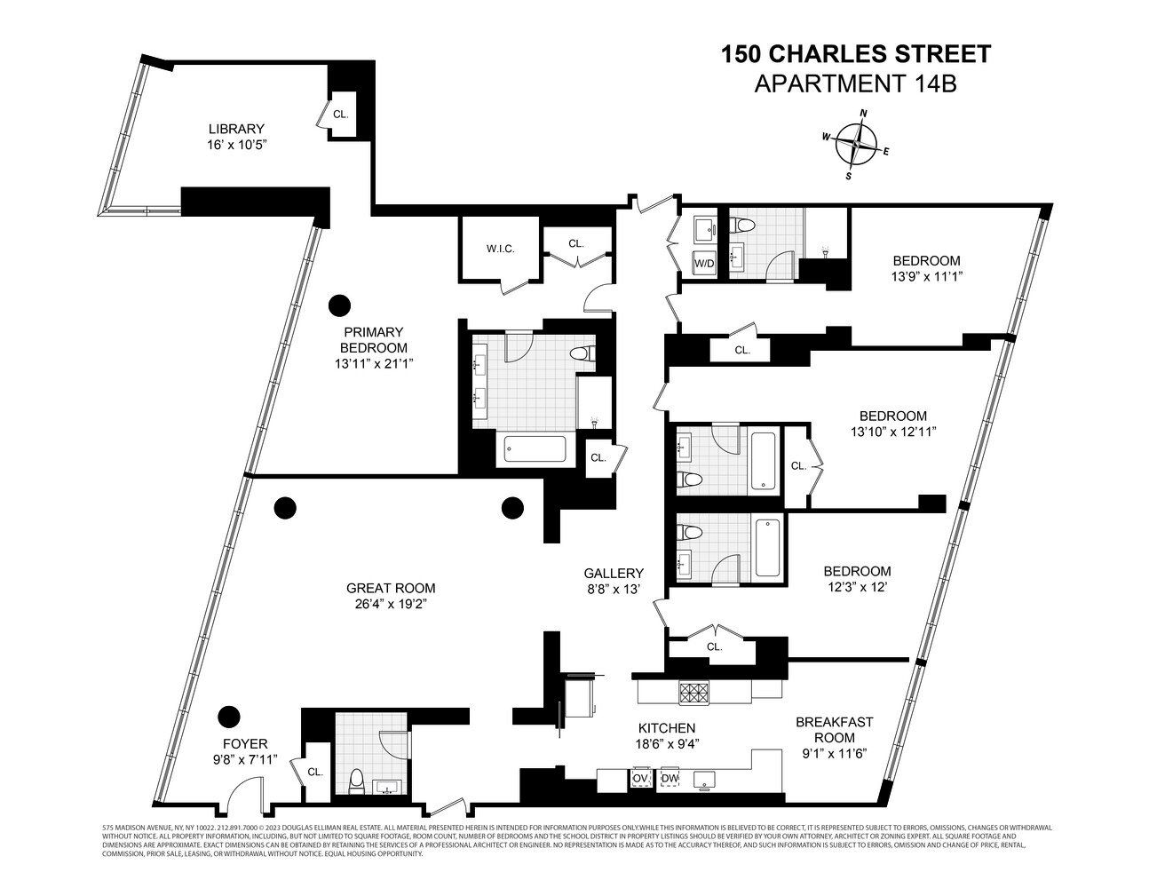 150 Charles Street, 14B