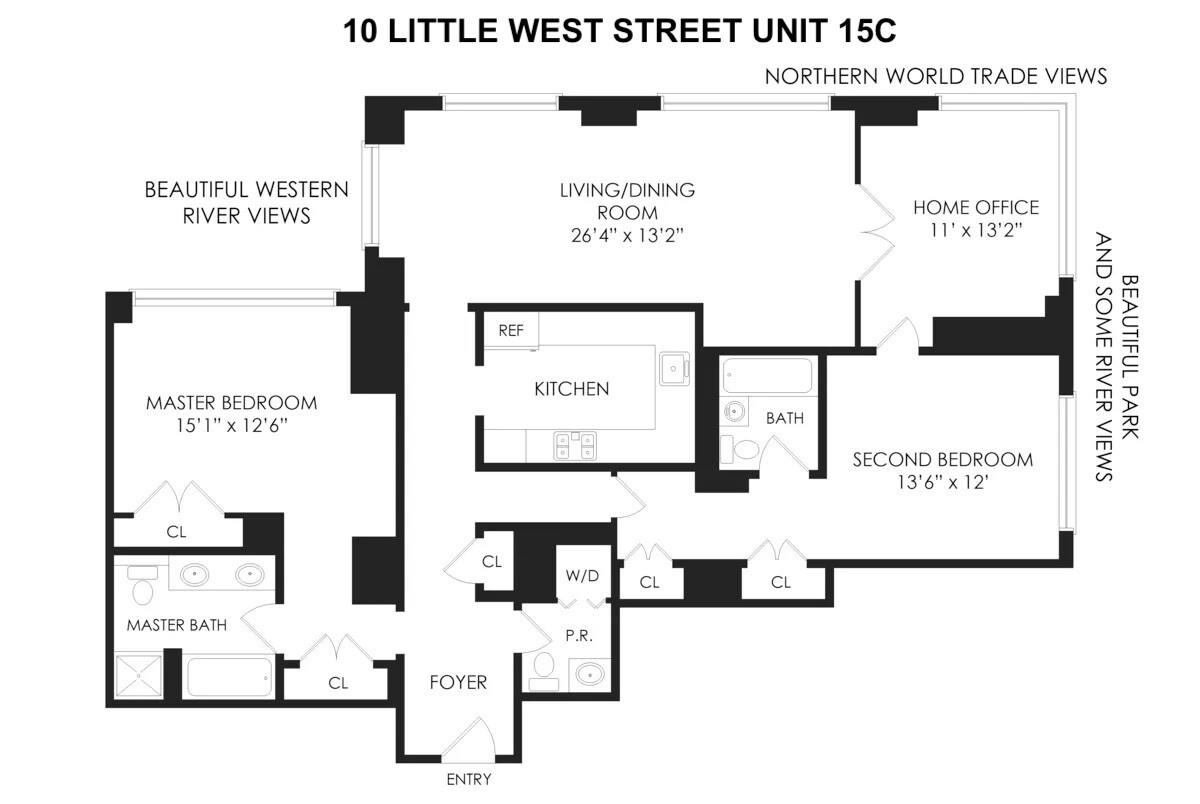 10 Little West Street, 15C