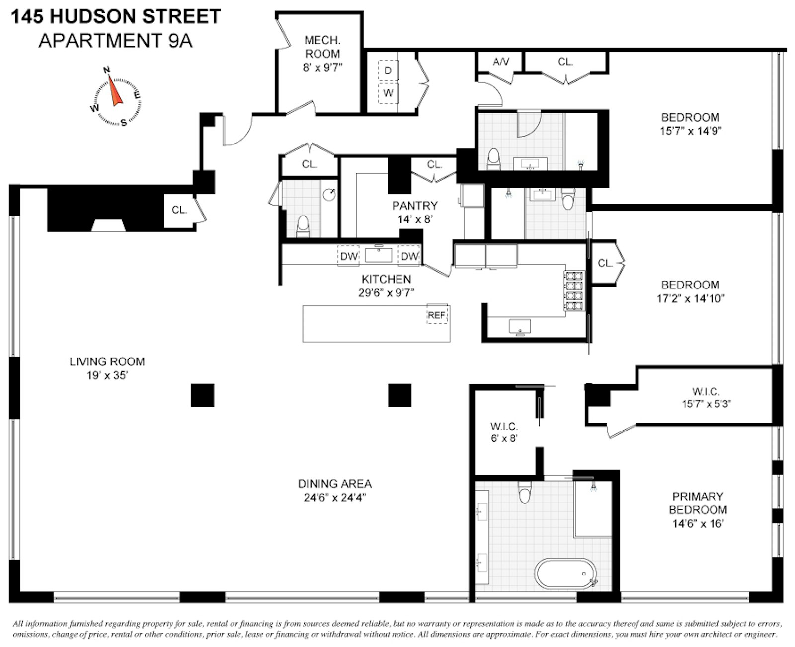 145 Hudson Street, 9A