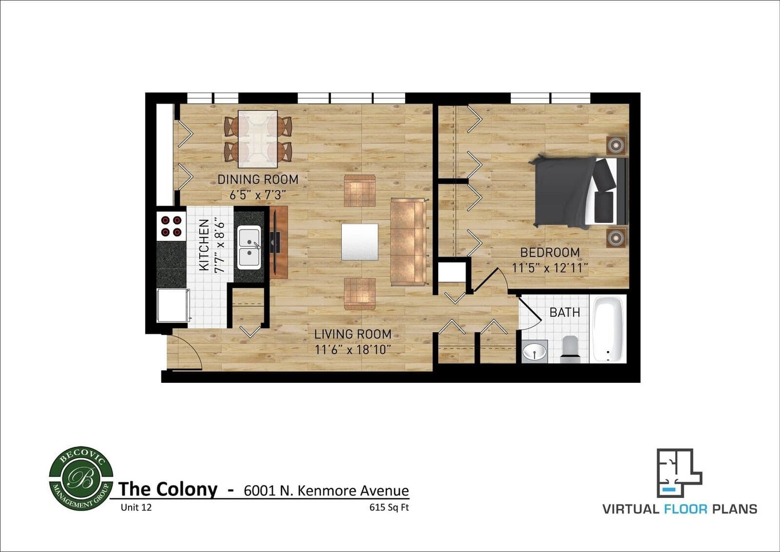 6001 N Kenmore Avenue Unit: 312