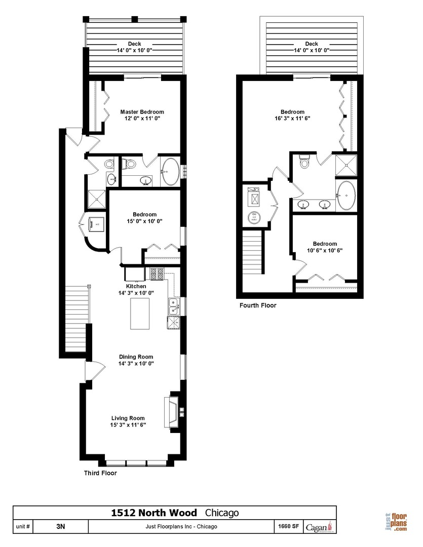 1514 N Wood Street Unit: 3N