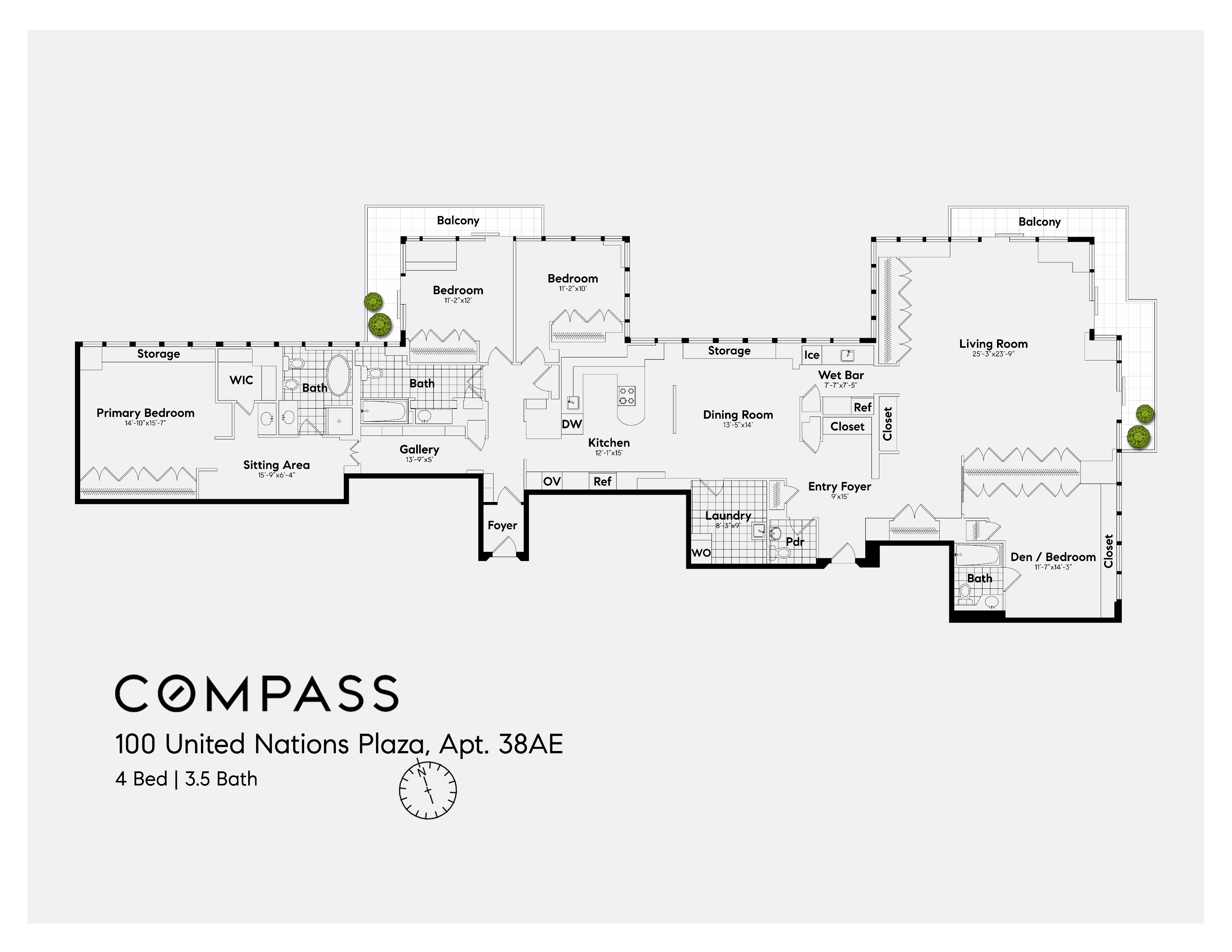 100 United Nations Plaza 38AE