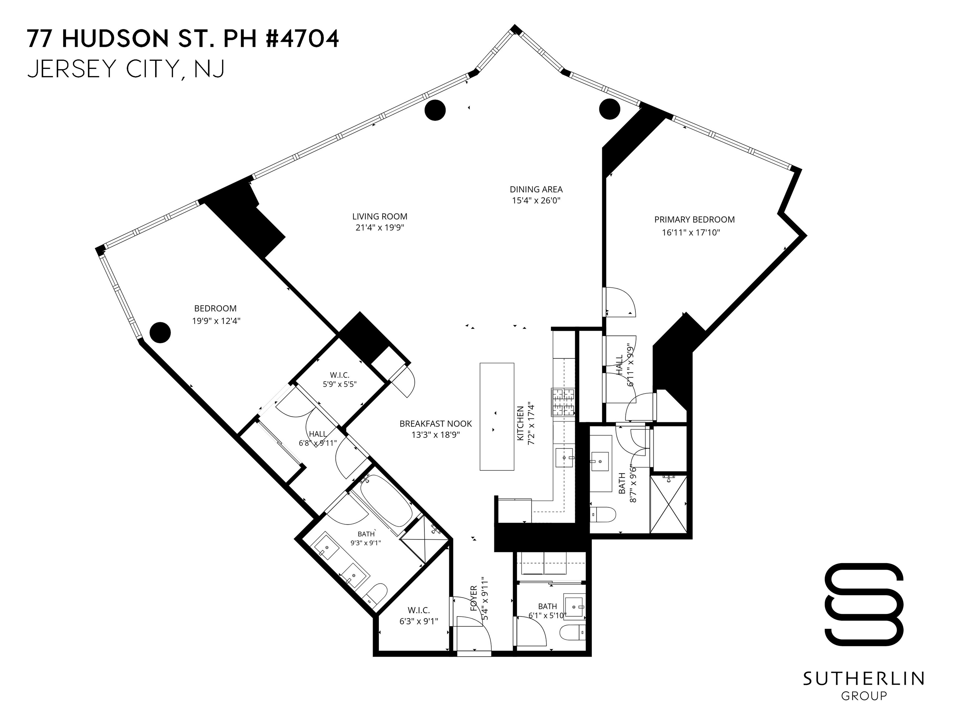 77 HUDSON ST Unit: PH 4704