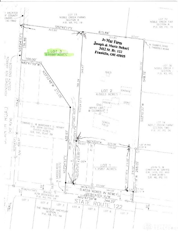 3412 Sr Rt 122 lot 3