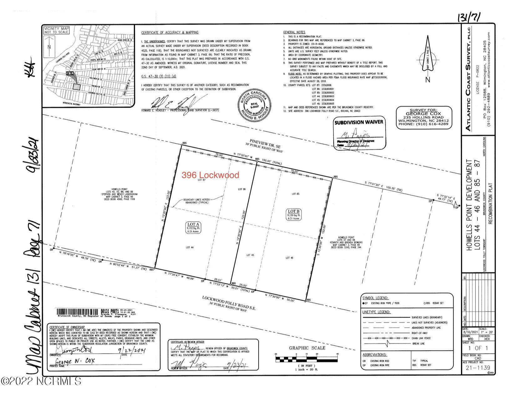 396 Lot A Lockwood Folly Road SE