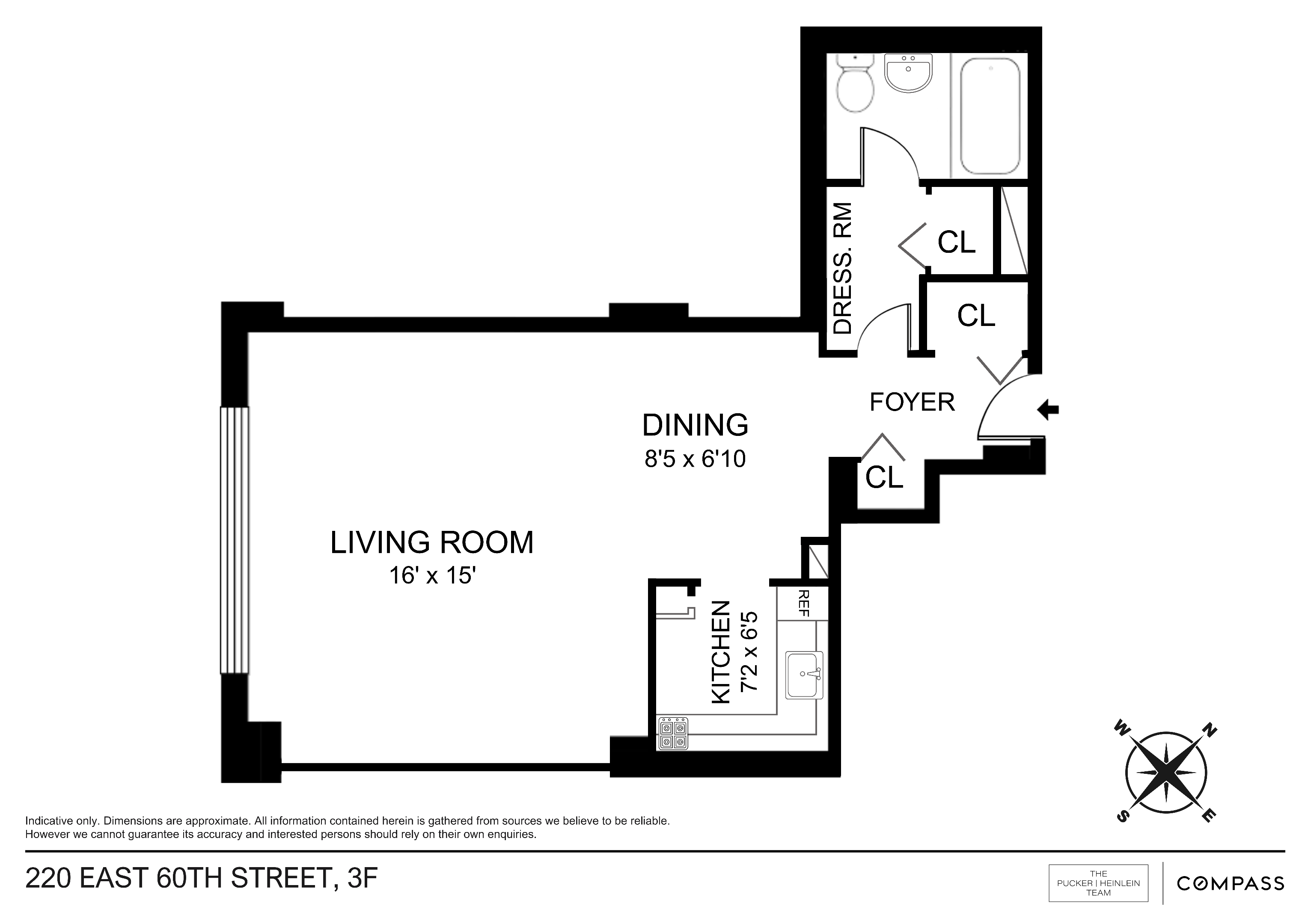 220 E 60th Street 3F