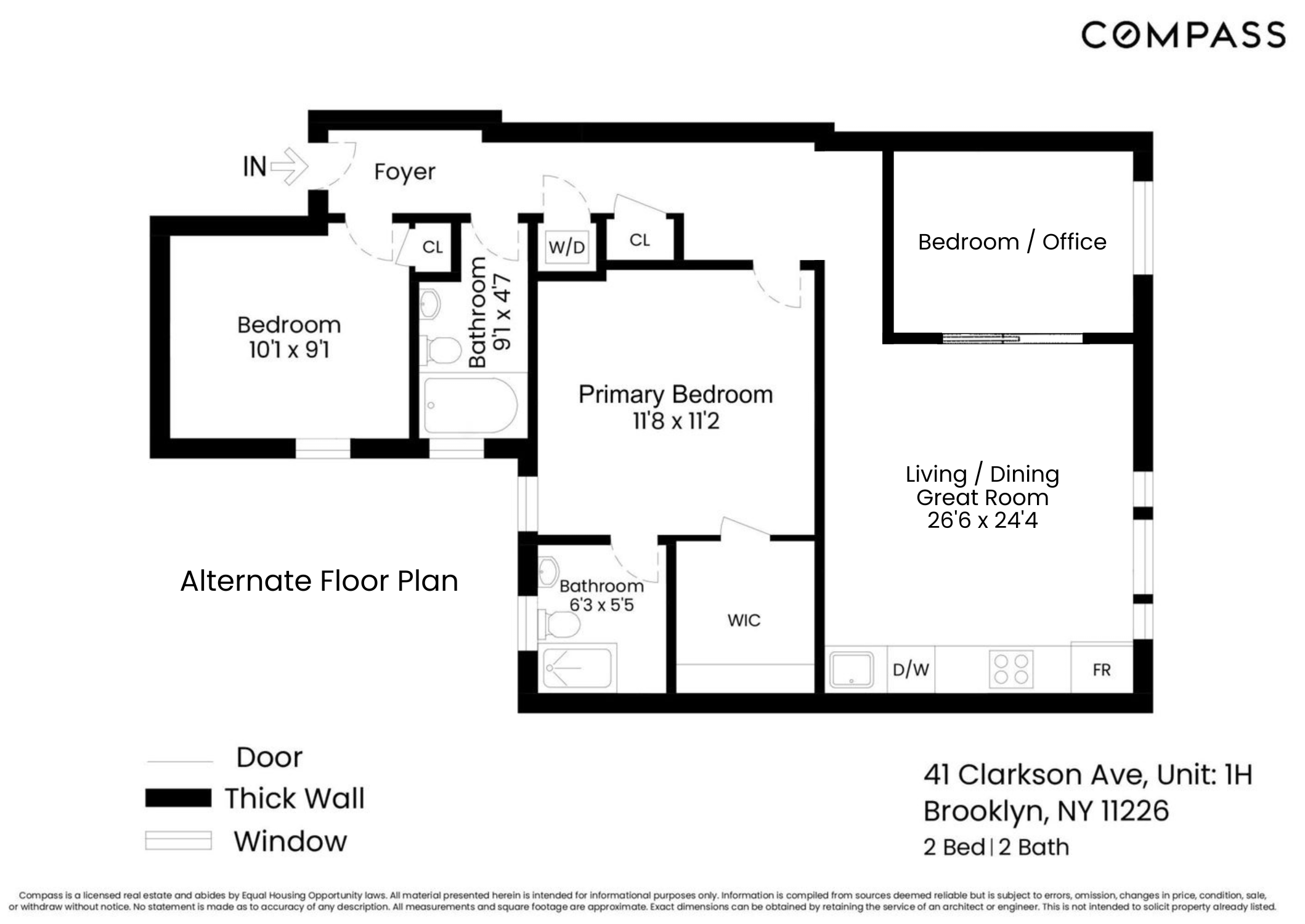 41 Clarkson Avenue 1H