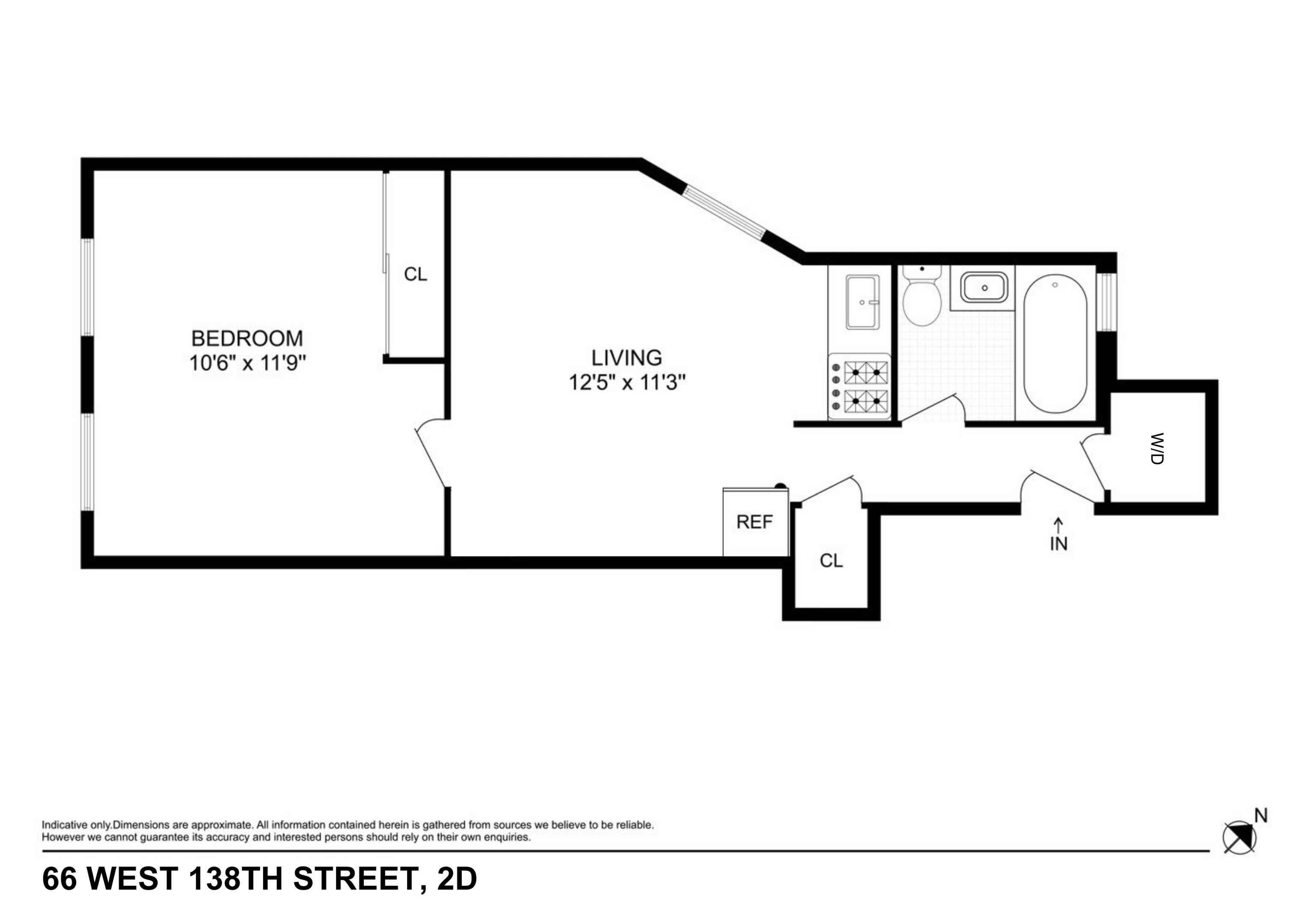 66 W 138th Street 2D