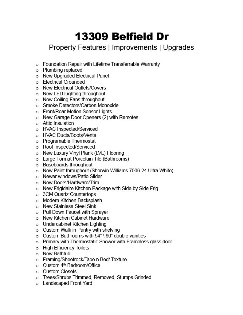 13309 Belfield Drive