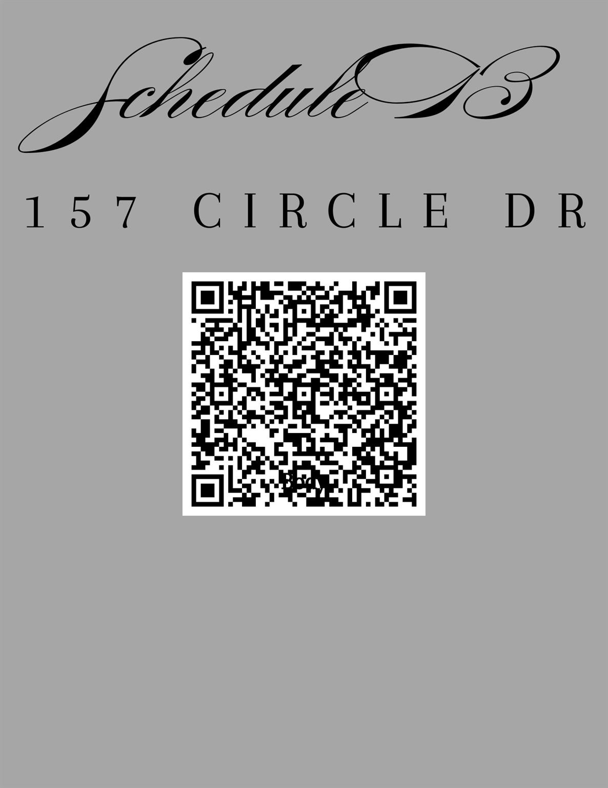 157 Circle DR
