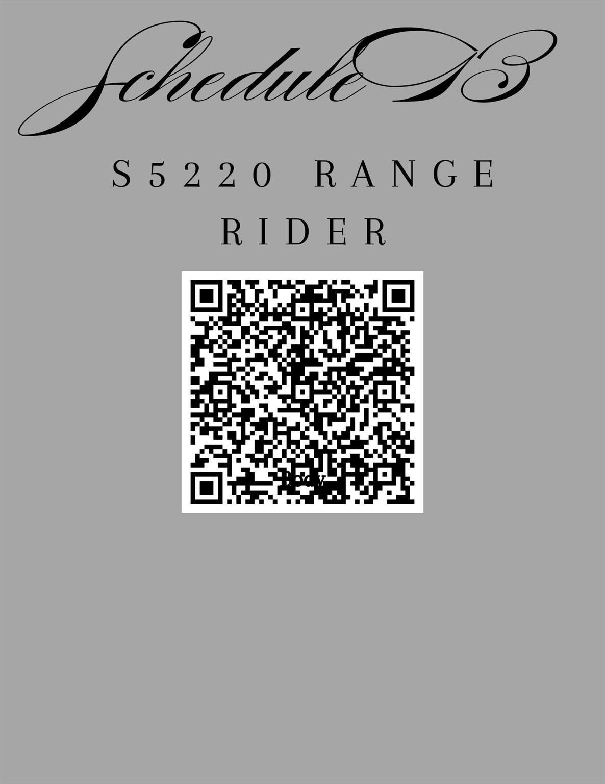 LOT K13025 Range Rider