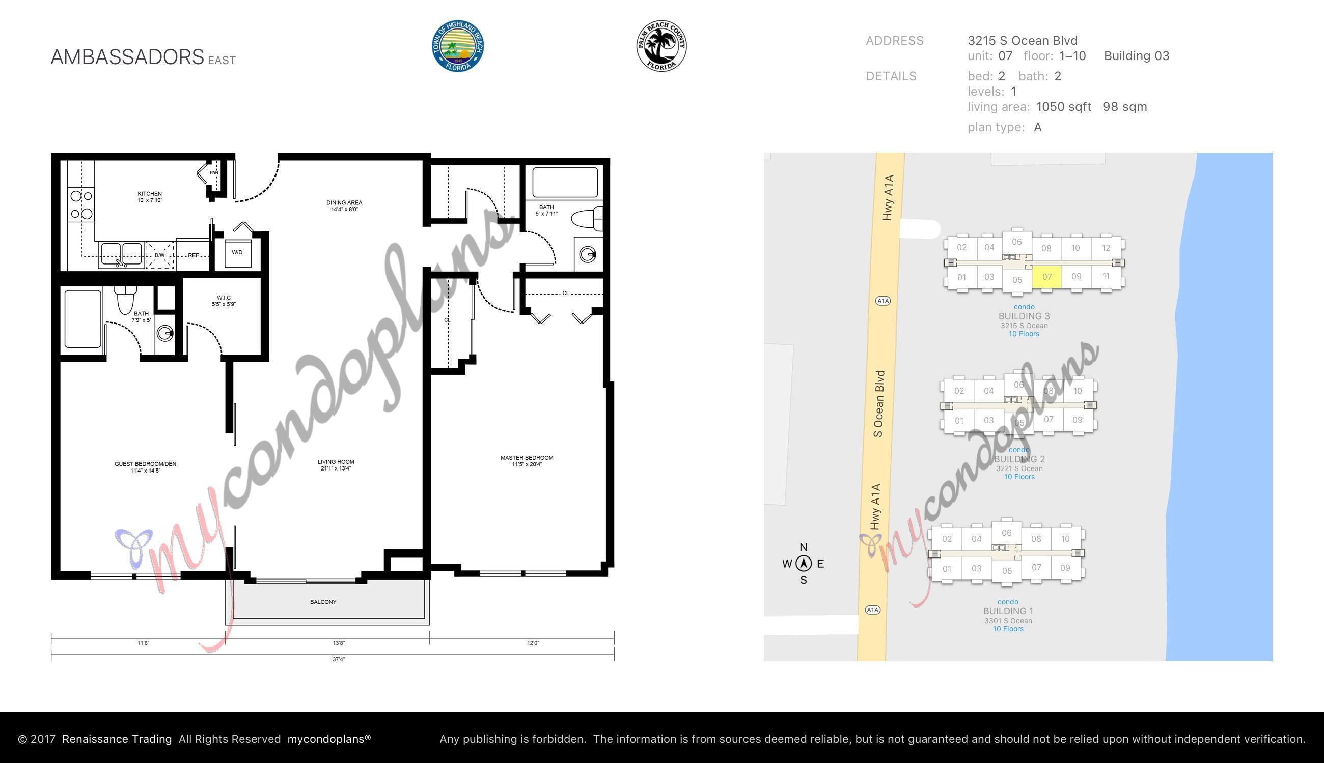 3221 S Ocean Boulevard 209