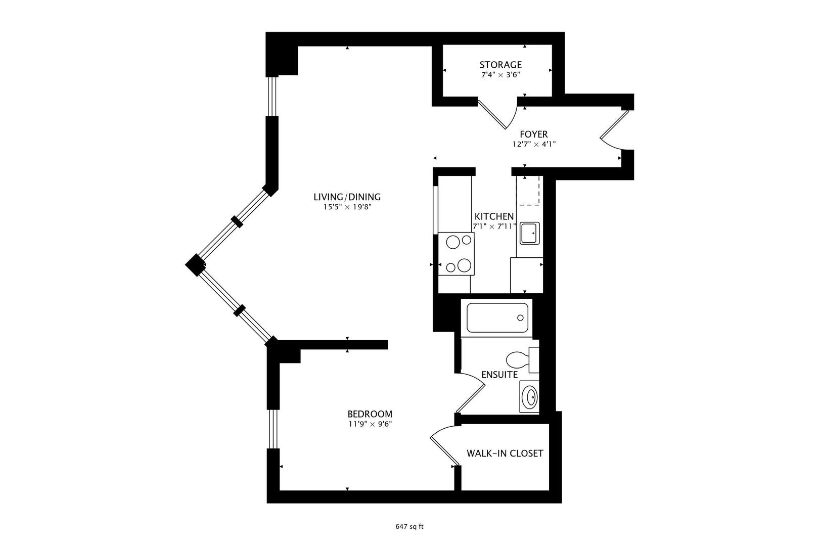 401 E ONTARIO Street Unit: 1205