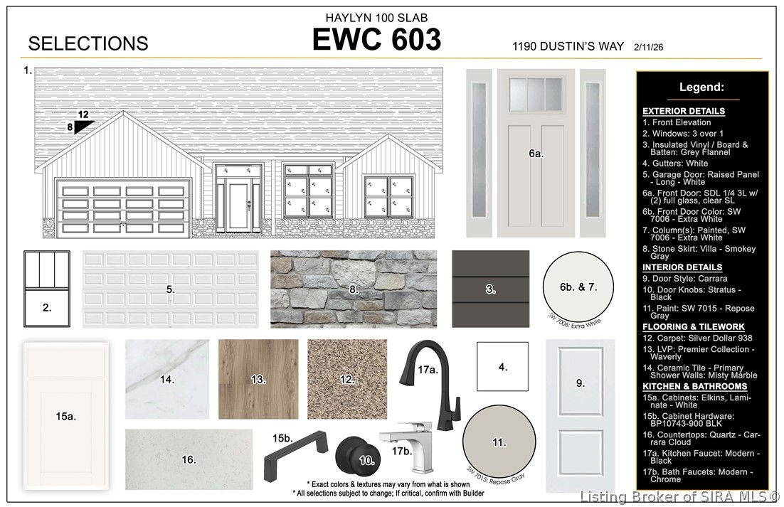 1190 - LOT 603 Dustin's Way