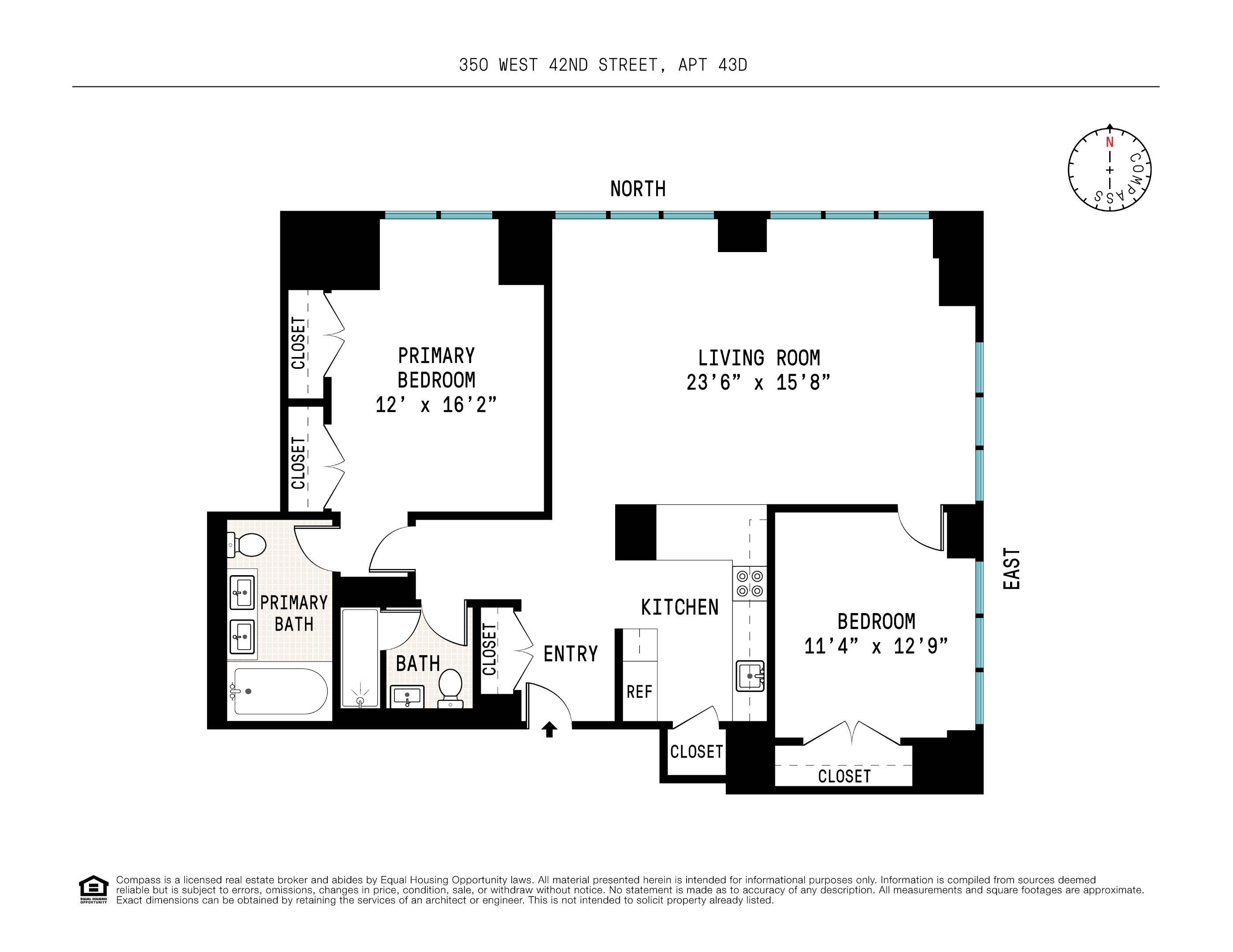 350 W 42nd Street 43D