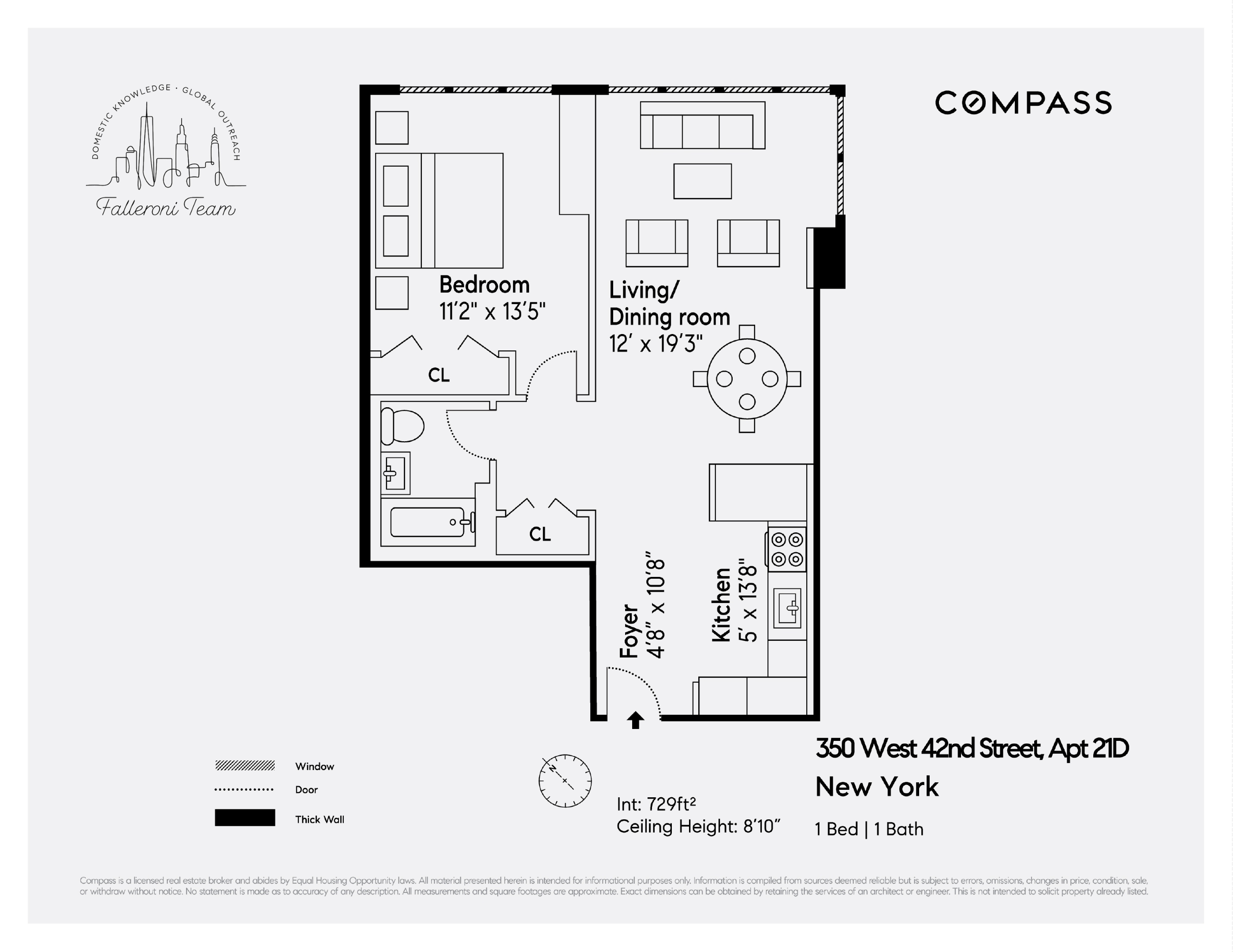 350 W 42nd Street 21D