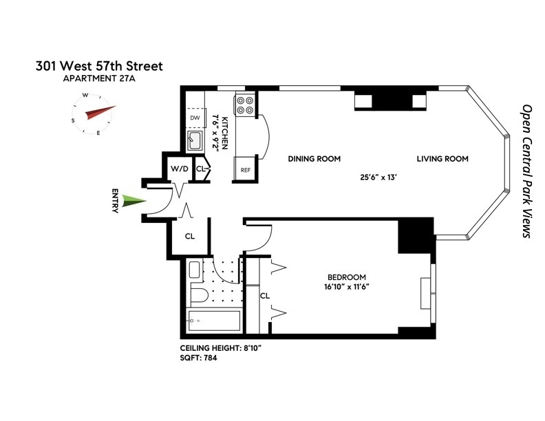 301 W 57th Street 27A