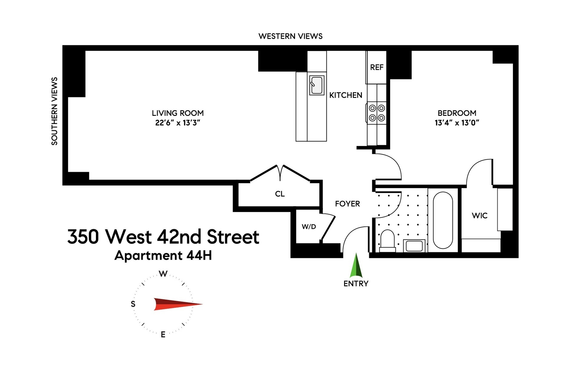 350 W 42nd Street 44H
