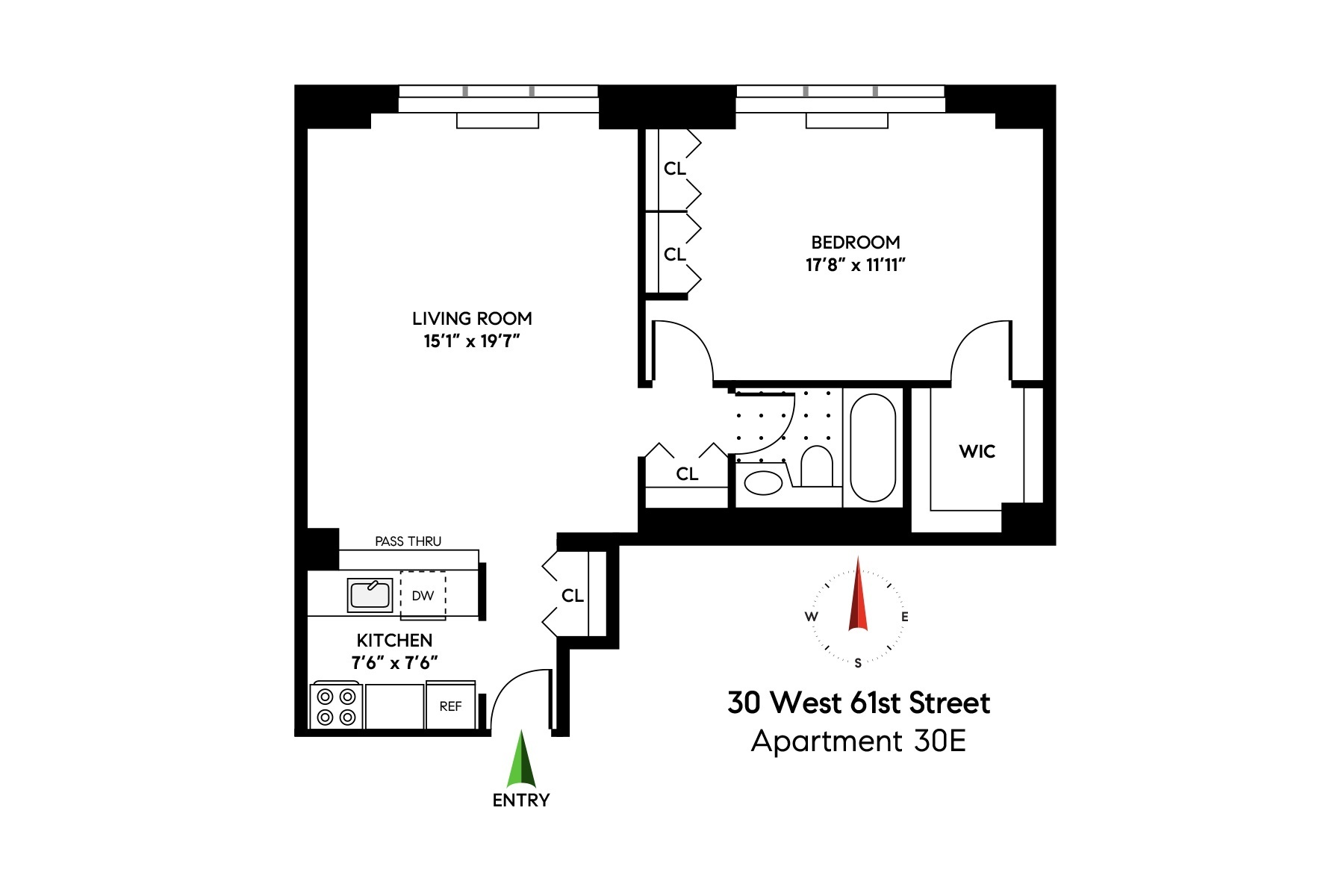 30 W 61st Street 30E
