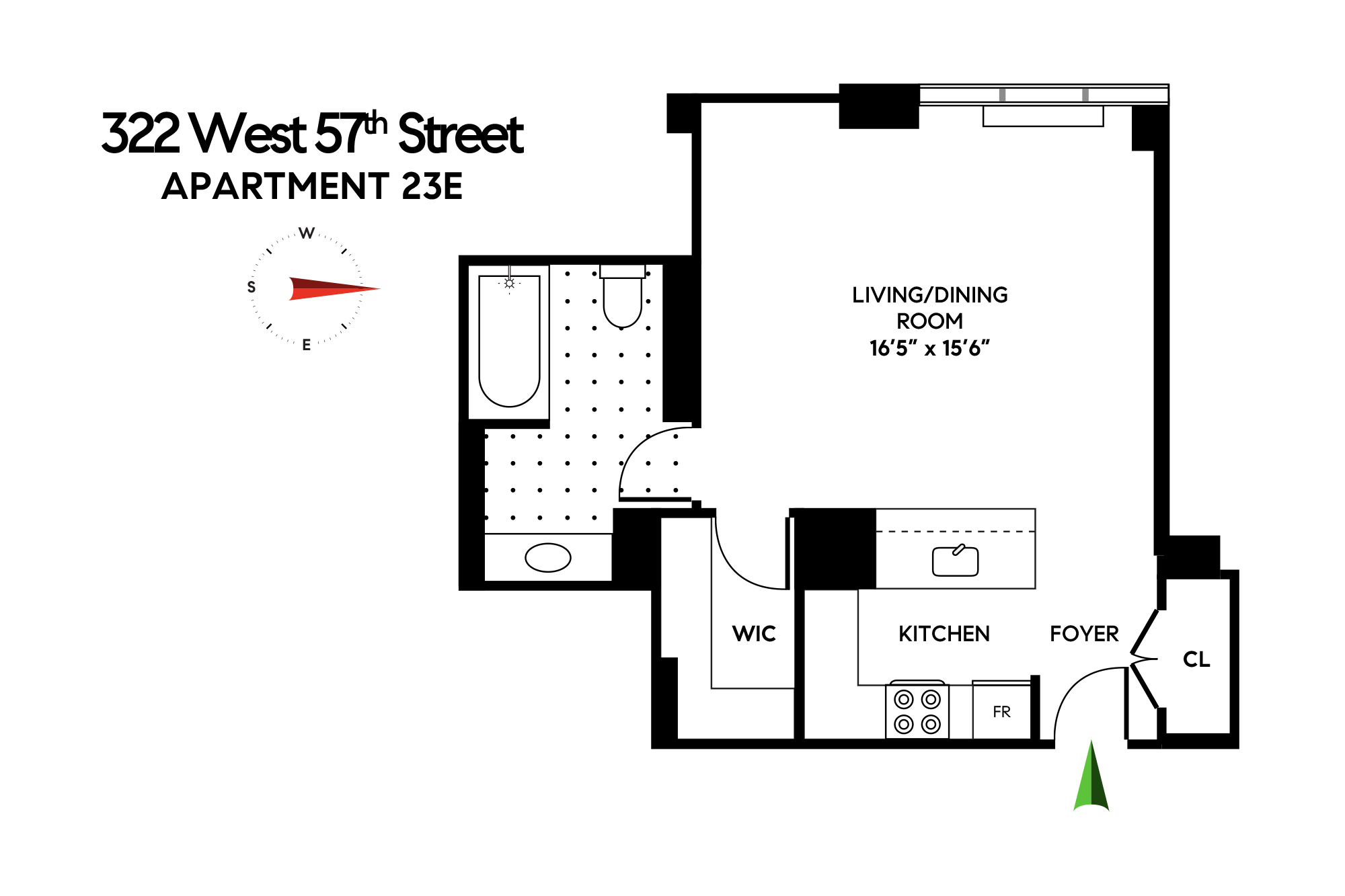 322 W 57th Street 23E