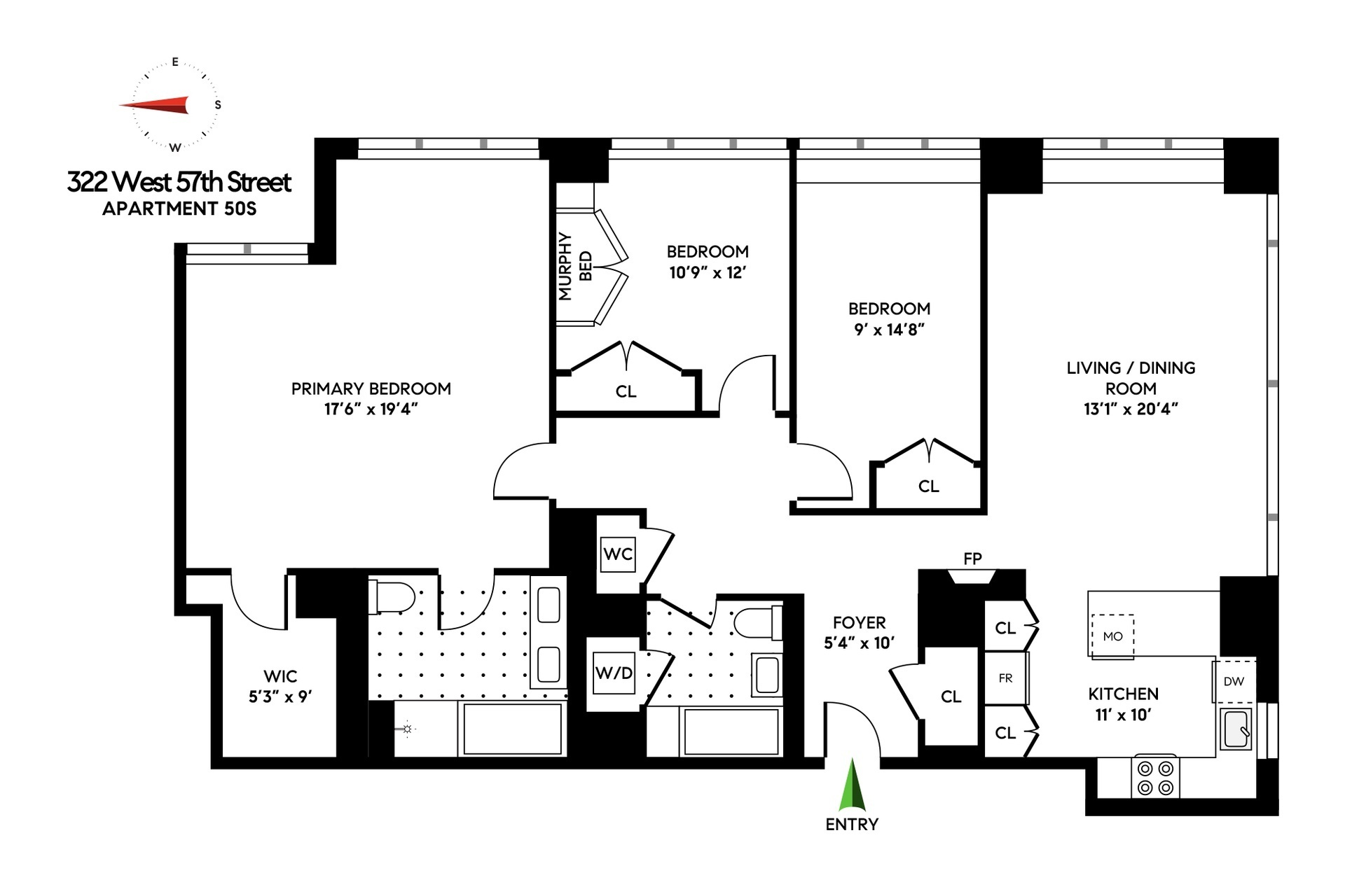 322 W 57th Street 50S